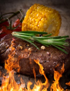 BBQ Ribeye Steak für den Grill