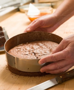 Kuchen oder Brot aus Springform oder Kastenform lösen